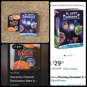 Planet Defenders (Renegade games) + Destination Mars Strategy game
